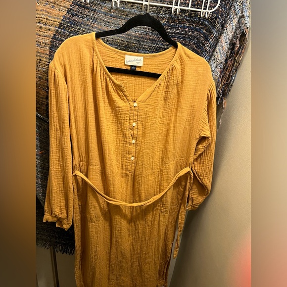 TARGET Universal Thread Bell-Sleeve Midi Peasant Dress - Yellow - Picture 6 of 6